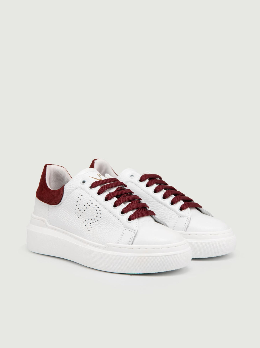 SNEAKER HAMMER SUOLA ALTA DETTAGLI BORDEAUX SBIBOT BO V2 