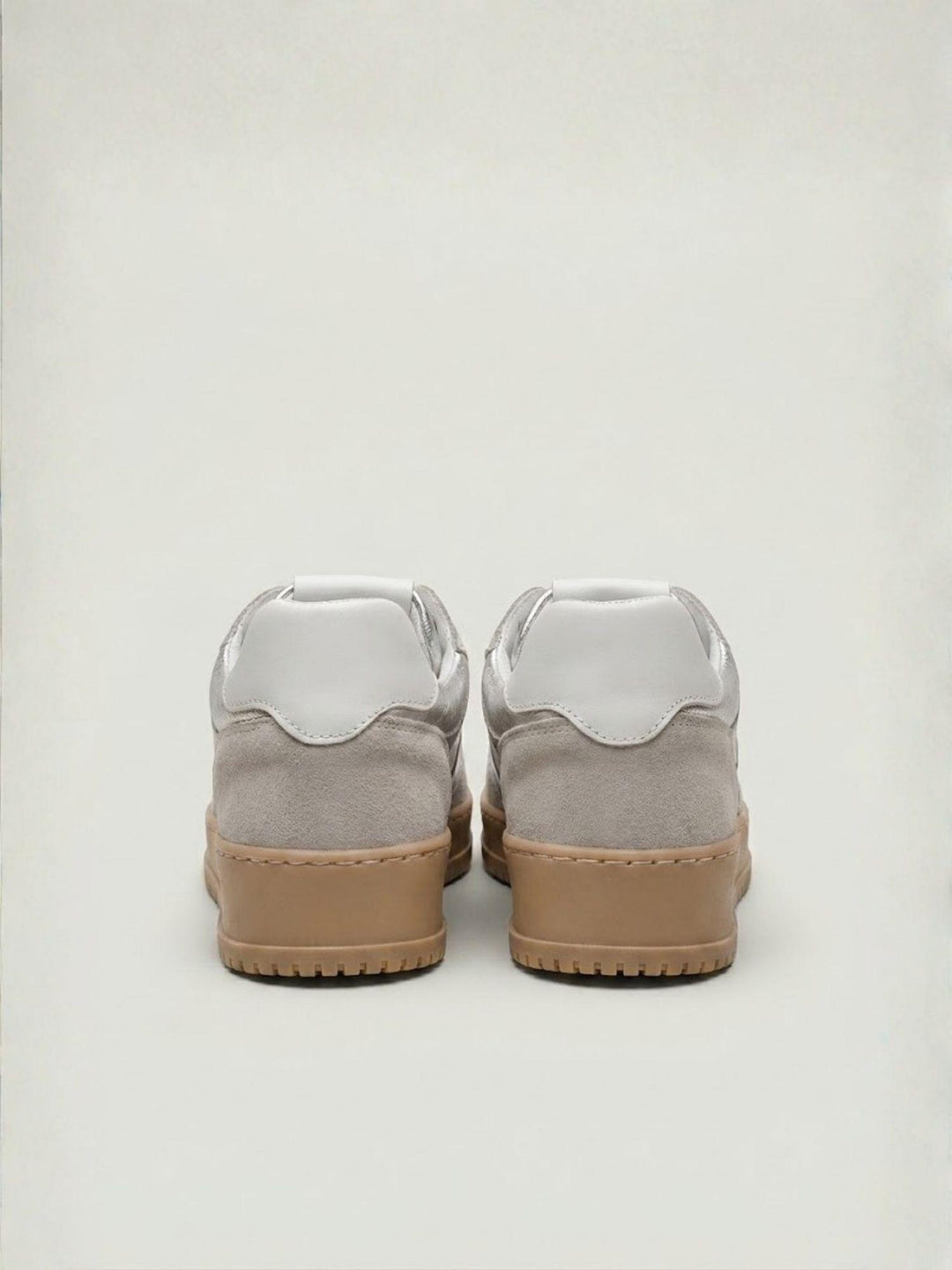 Sneaker College in pelle metallizzata argento SUCOLLA MARG V2 