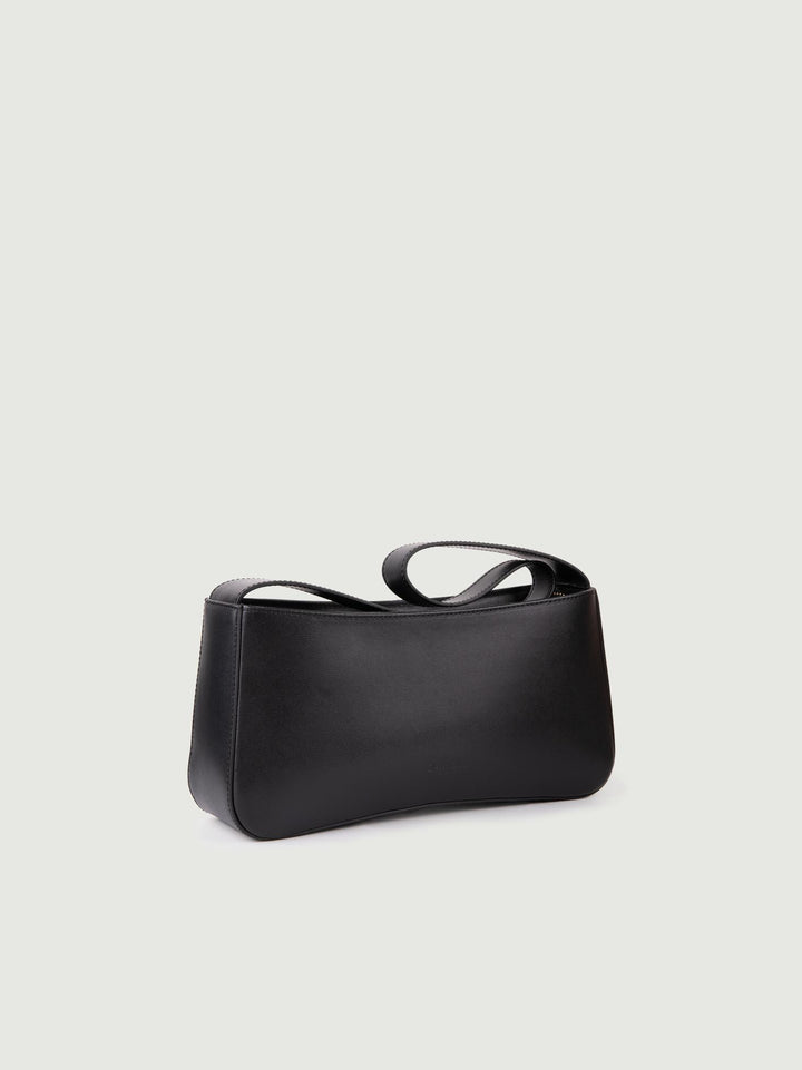 BORSA A SPALLA SEVENTY IN PELLE NERA SEVENTY NERO BIMOR 