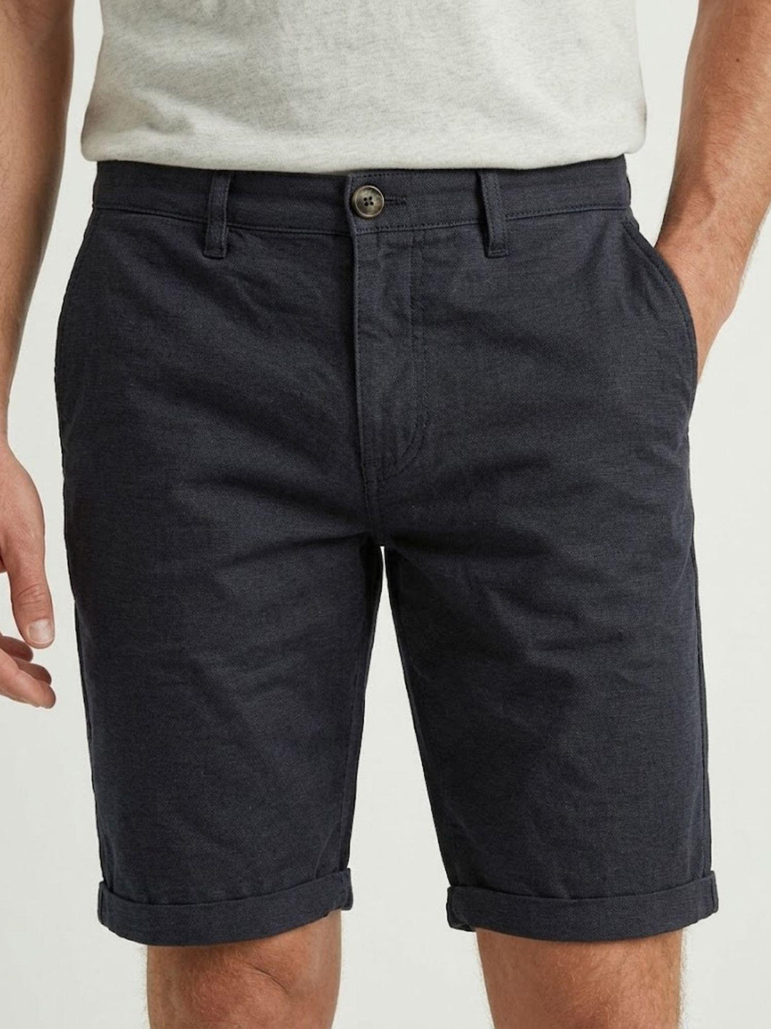 Bermuda in cotone navy BU26S29BEPA1461TWILL 200 ANDREA MORANDO 