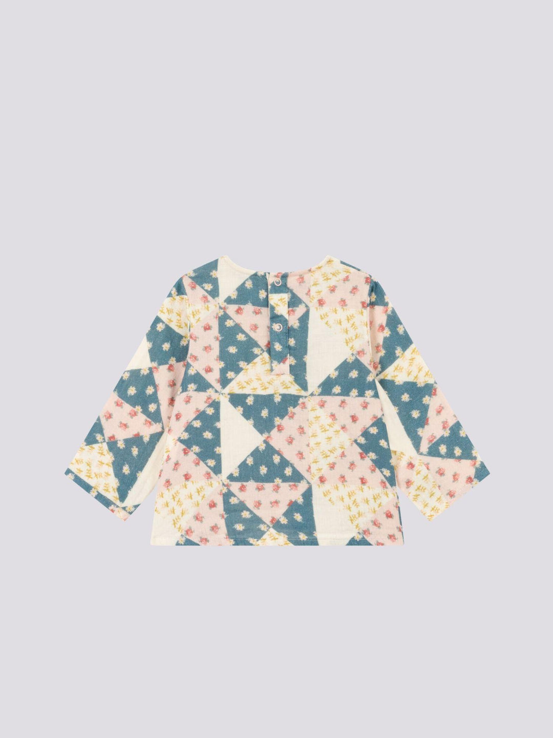 BLOUSA A MANICHE LUNGHE IN GARZA DI COTONE A0893 01 PETIT BATEAU 