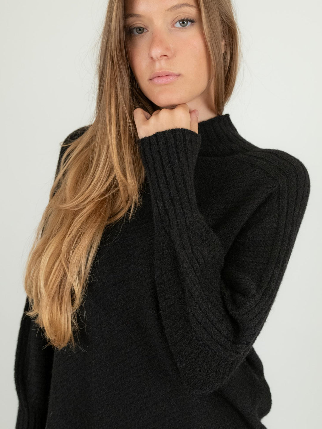 LUPETTO IN MAGLIA NERO 0570/273 0010 BIMOR 