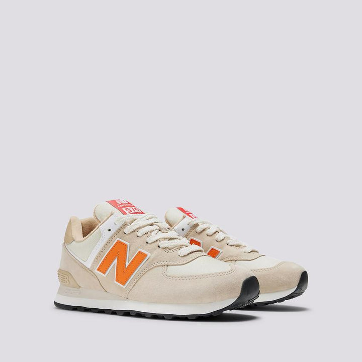 Sneaker 574 beige arancio U574HBO DBONE NEW BALANCE 