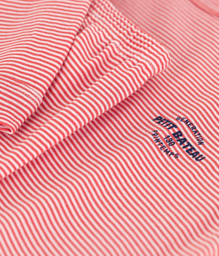 PIGIAMA A RIGHE RAGAZZO IN COTONE A0957 02 PETIT BATEAU 