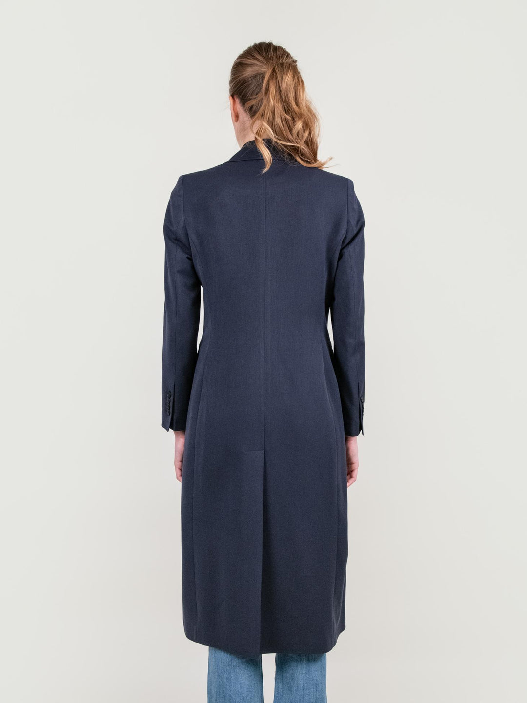 CAPPOTTO LUNGO DOPPIOPETTO BLU