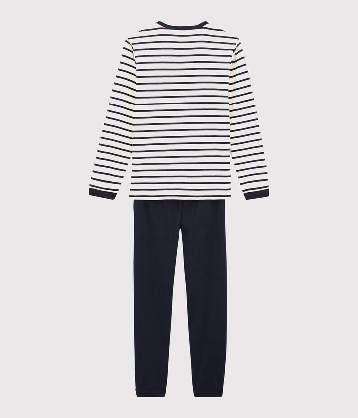 PIGIAMA A RIGHE MARINIÈRE UNISEX A COSTINE A01FF 01 PETIT BATEAU 