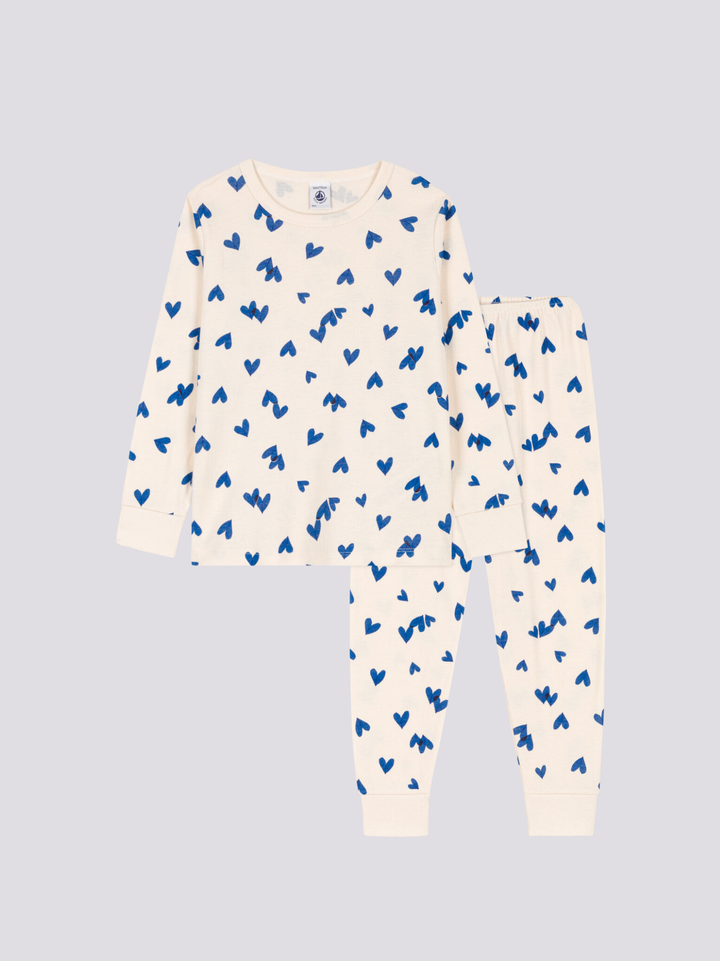 PIGIAMA BAMBINO UNISEX IN COTONE A080K 01 PETIT BATEAU 