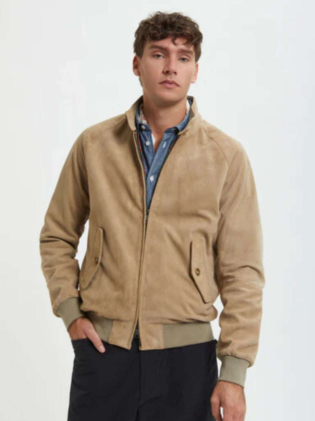 G9 in Pelle Scamosciata Storm Gray BRCPS0939 1303 BARACUTA 