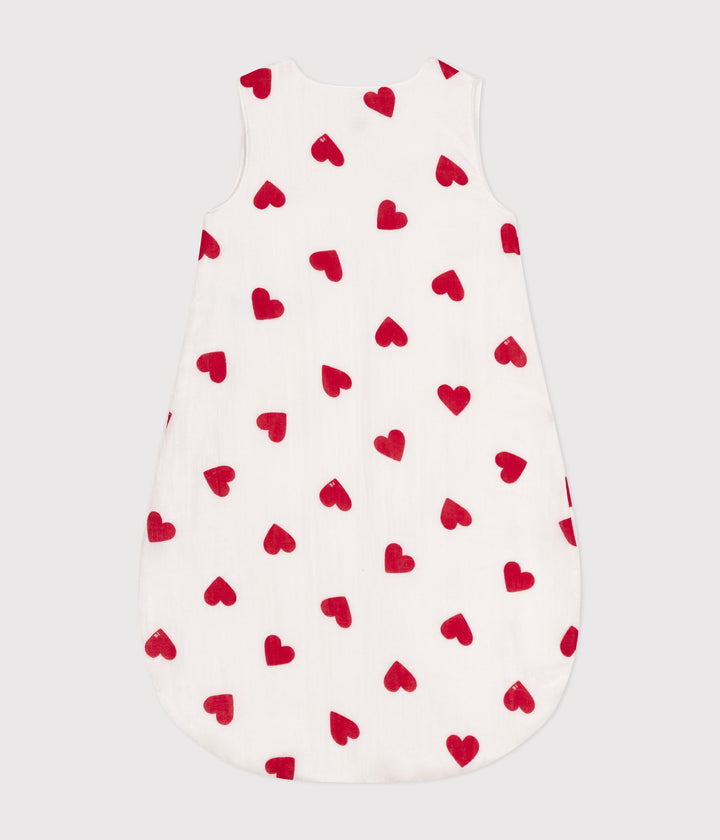 SACCO NANNA BEBÈ IN COTONE FANTASIA CUORI A09HI 01 PETIT BATEAU 