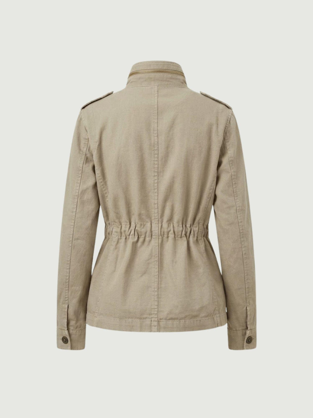 Field Jacket in cotone color sabbia JK025337D CASHMERE ANDREA MORANDO 