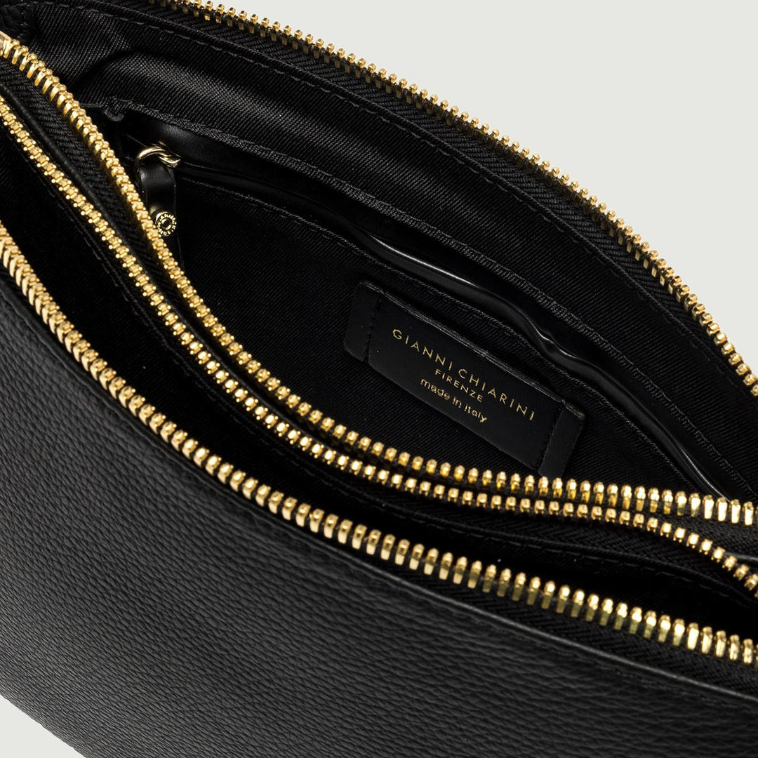 Borsa a tracolla Frida in pelle nera BS 10436 STSR 001 GIANNI CHIARINI 
