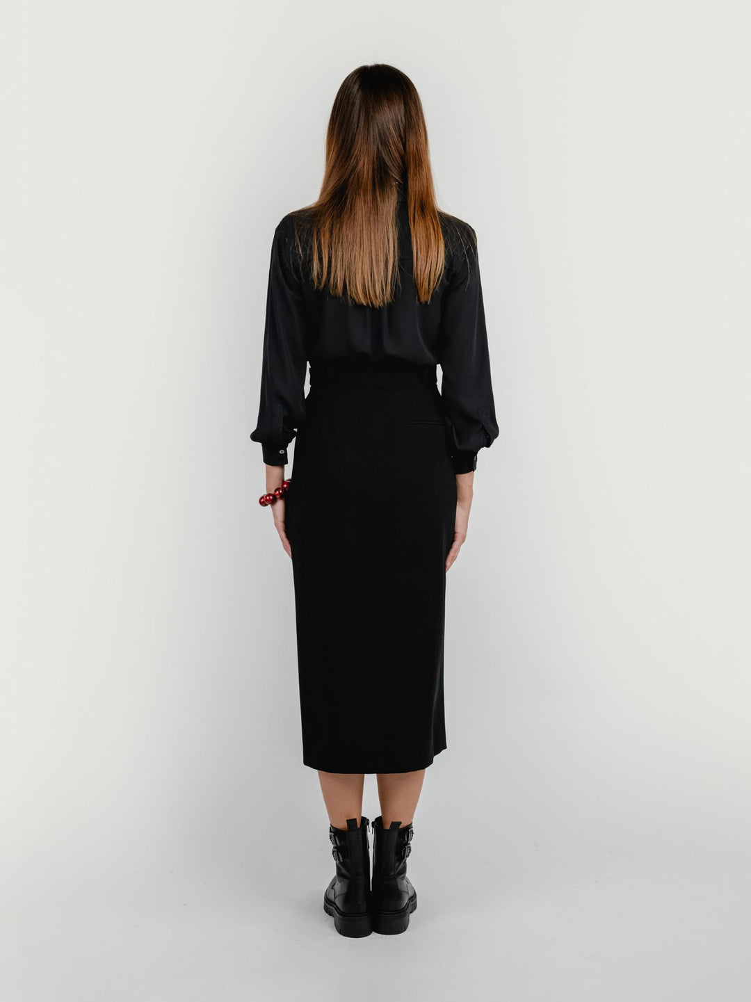 ABITO CAMICIA NERO 4492 036 ANDREA MORANDO 