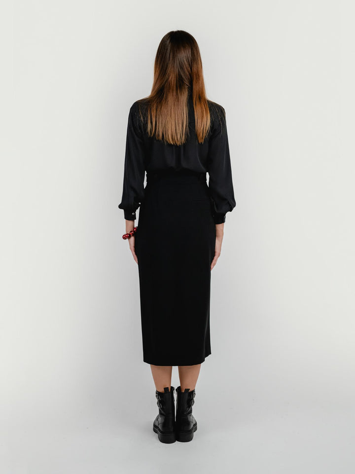 ABITO CAMICIA NERO 4492 036 ANDREA MORANDO 
