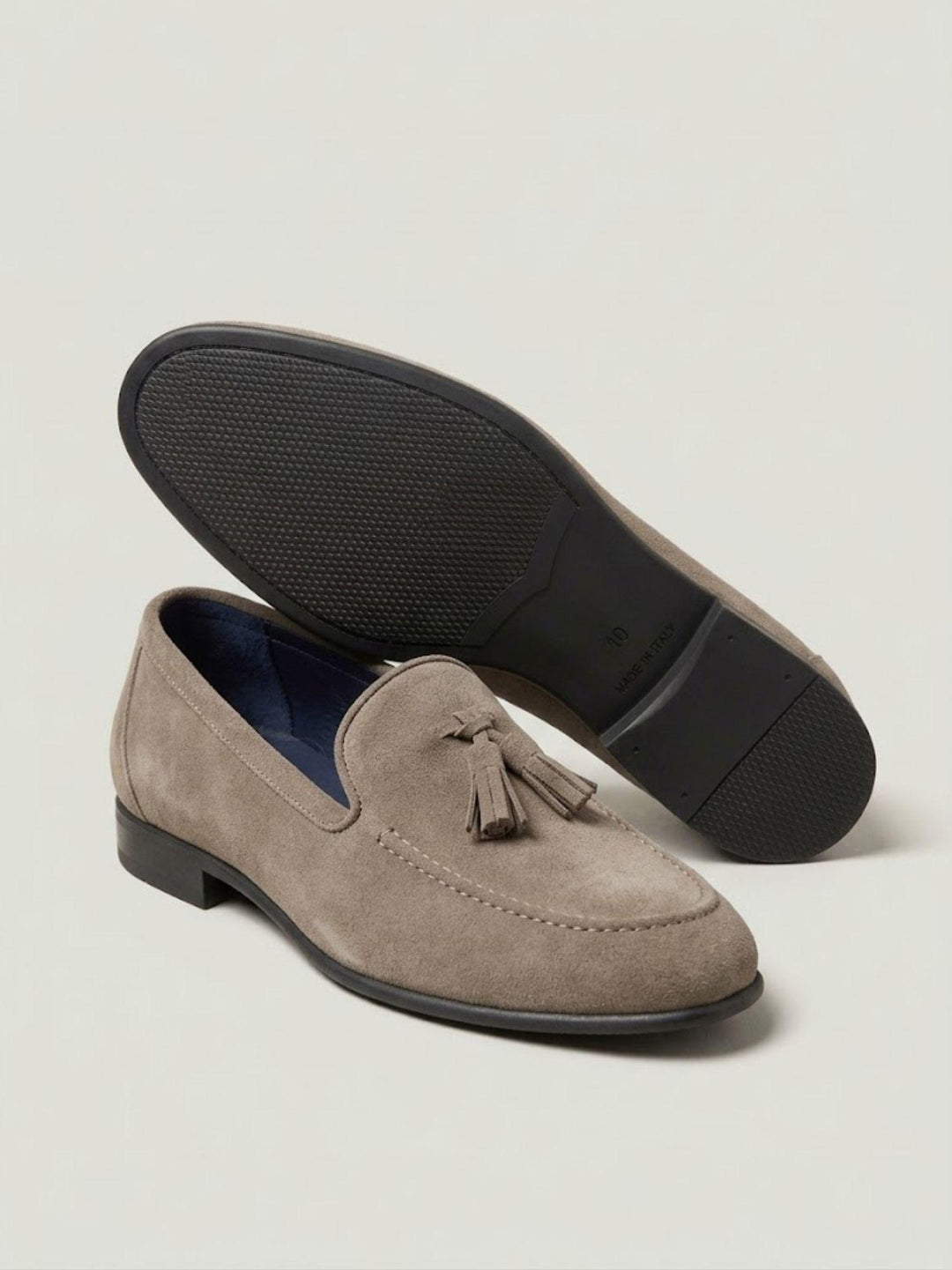 Mocassino Tassel Loafer in pelle scamosciata beige 2025 540 SAXONE 