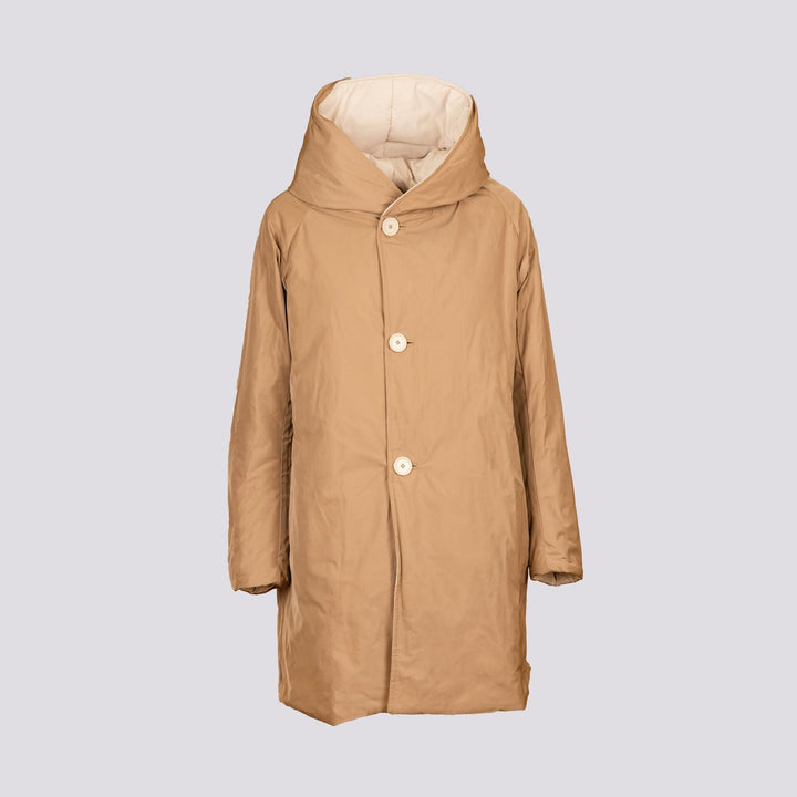 IMPERMEABILE REVERSIBILE  WATER REPELLENT BEIGE E TORTORA 9410 1082 OOFWEAR 