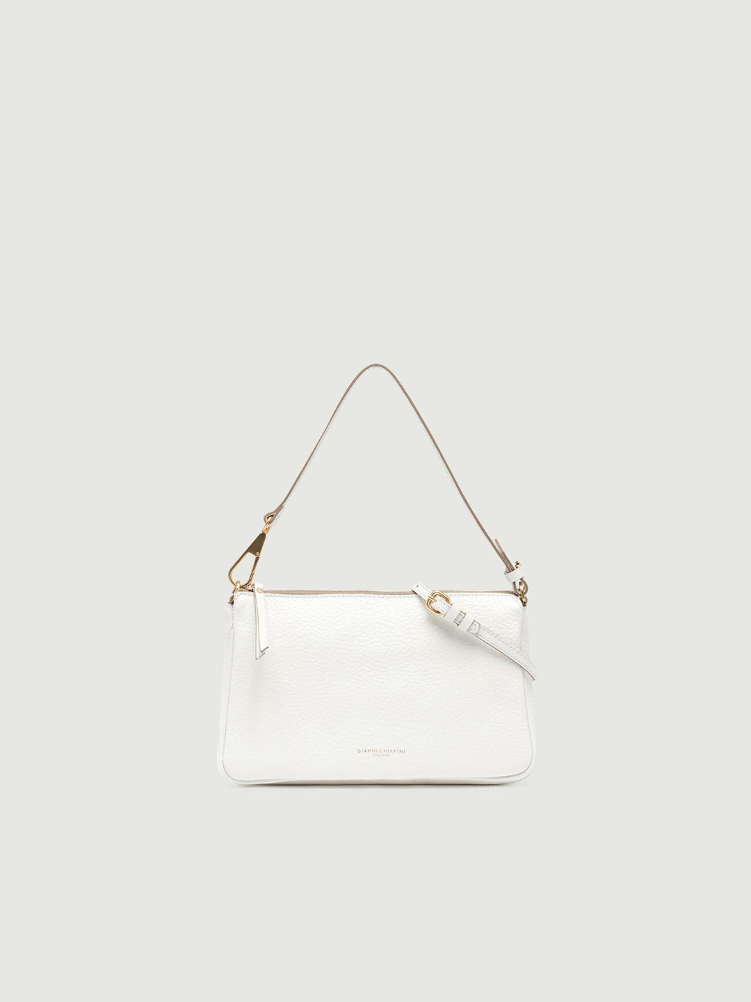 Borsa a spalla Brooke in pelle bianca BS 10911 TKL 008 GIANNI CHIARINI 
