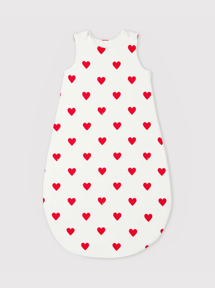 SACCO NANNA CUORE BEBÈ IN COTONE TOG 2 59288 01 PETIT BATEAU 