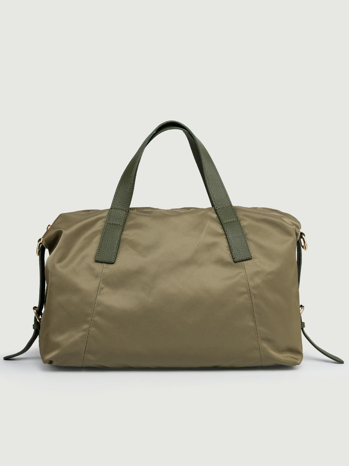 SHOPPER CARRY IN NYLON VERDE CARRY VERDE MILITARE BIMOR 