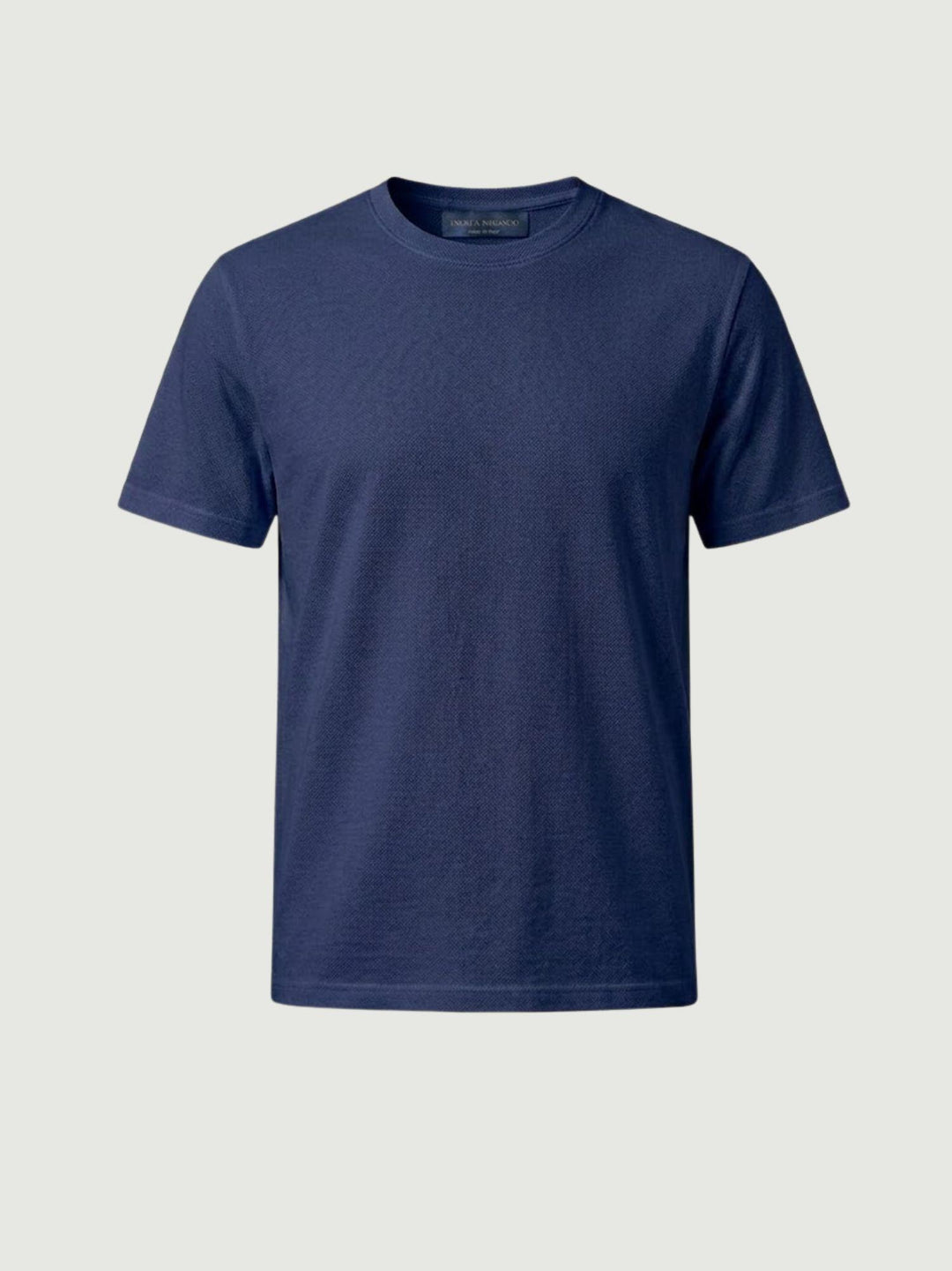 T-shirt piquet in cotone blu cobalto 5800426 208 ANDREA MORANDO 