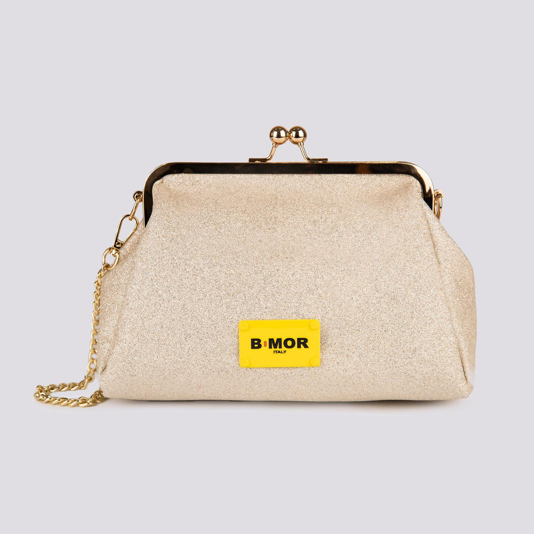 Borsa Clutch Shiny GLITTER Barbie Champagne SHINY CHAMPAGNE BIMOR 