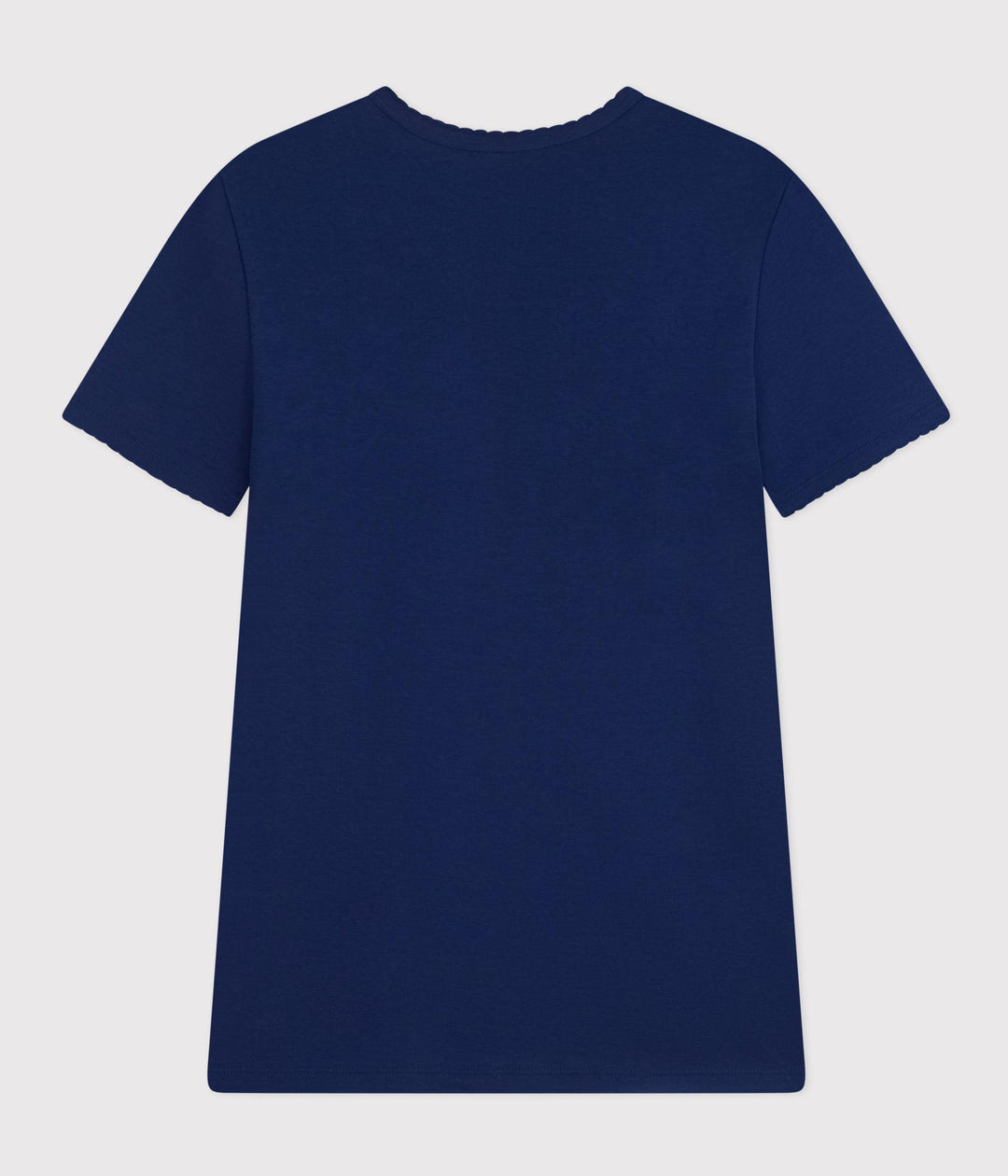 T-SHIRT BLU L'ICONIQUE COCOTTE IN COTONE DONNA A0A1L 05 PETIT BATEAU 