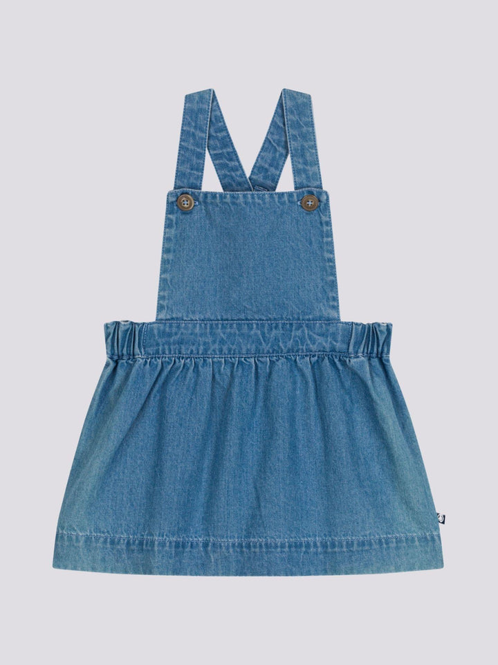 ABITO SMANICATO IN DENIM LEGGERO PER BEBÈ A09OD 01 PETIT BATEAU 