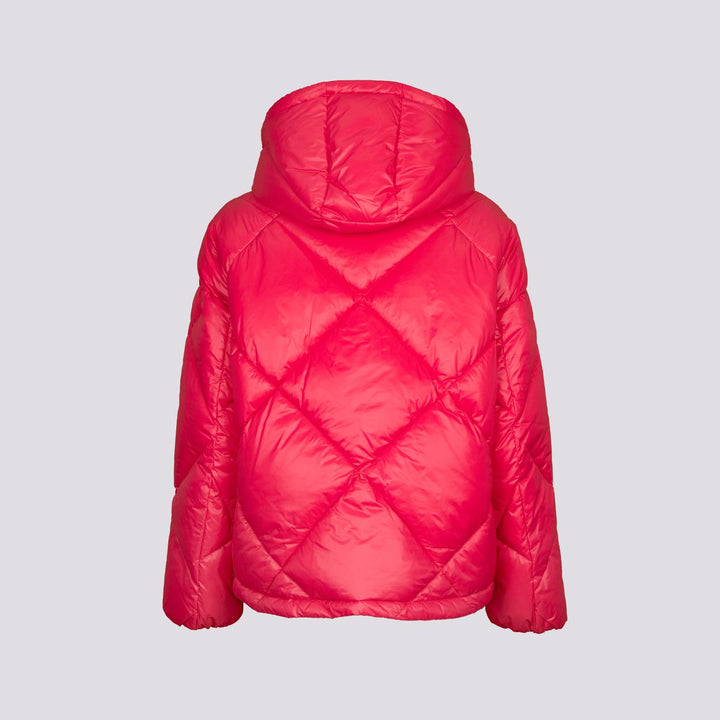 PIUMINO CORTO IN NYLON LEGGERO FUCSIA 9000 0453 OOFWEAR 