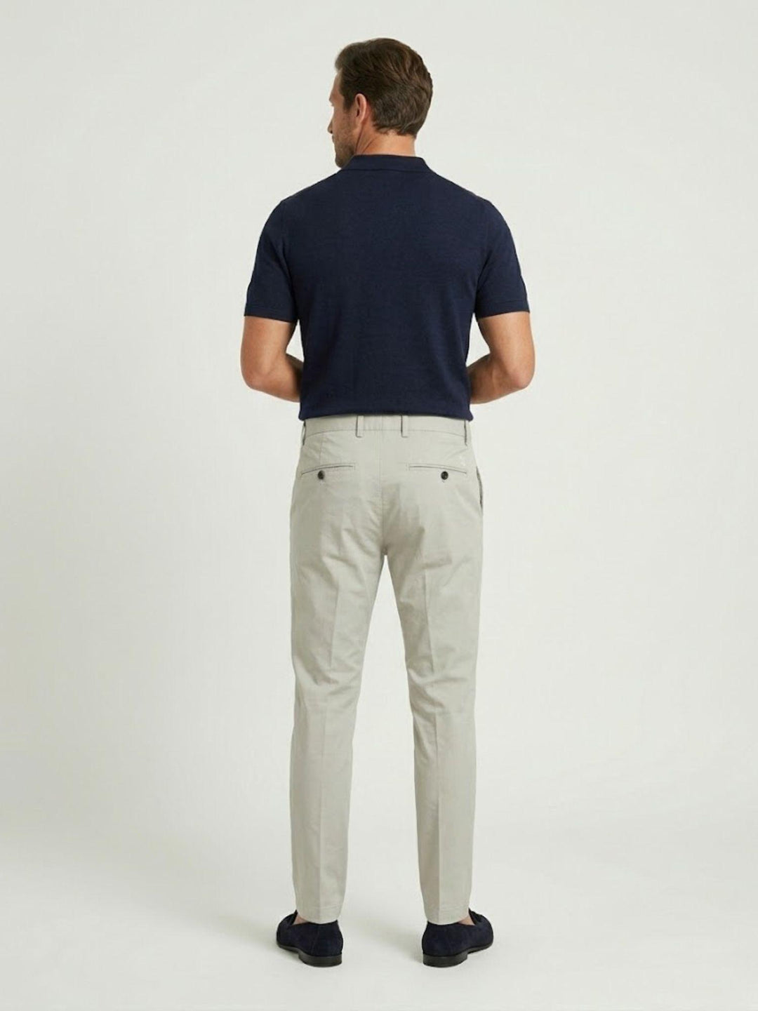 Pantalone striker chino in cotone grigio ghiaccio T83STR 938 NOLAB 