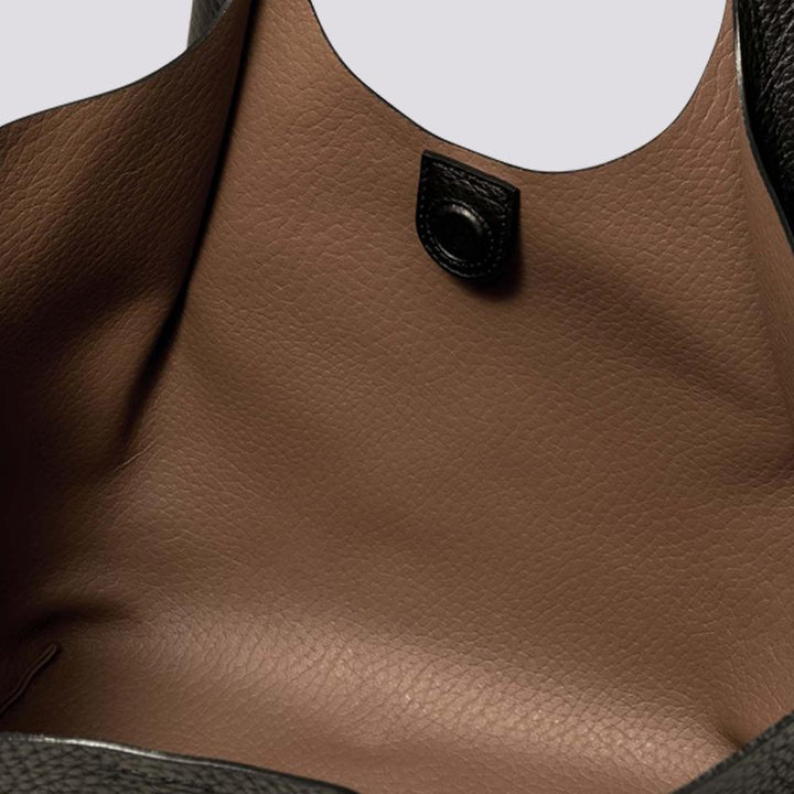 Borsa a spalla Dua in pelle martellata nera BS 9720/23AI RNGDBL 12565 GIANNI CHIARINI 