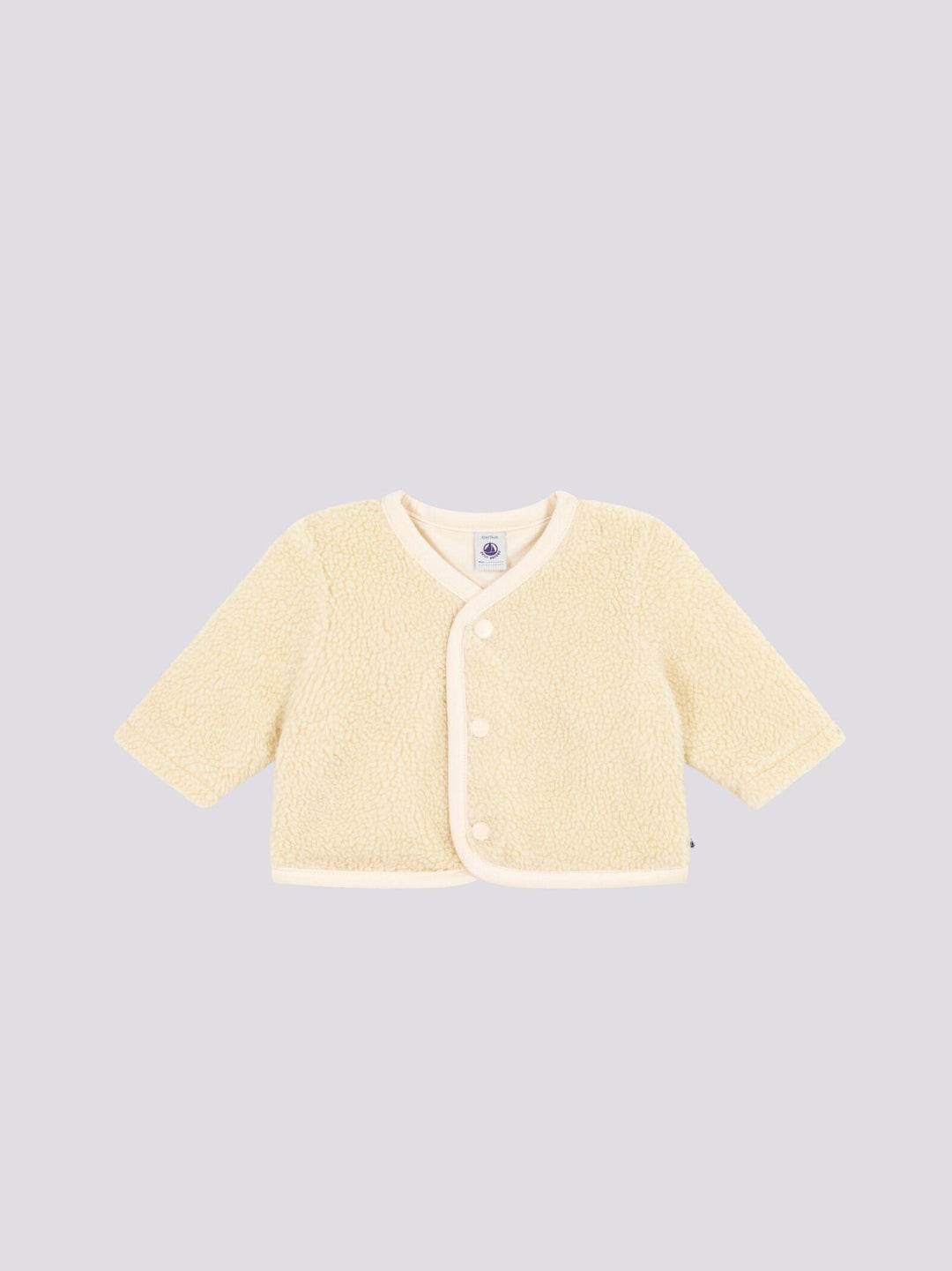 GIACCA IN SHERPA PER BEBÈ A08B3 01 PETIT BATEAU 