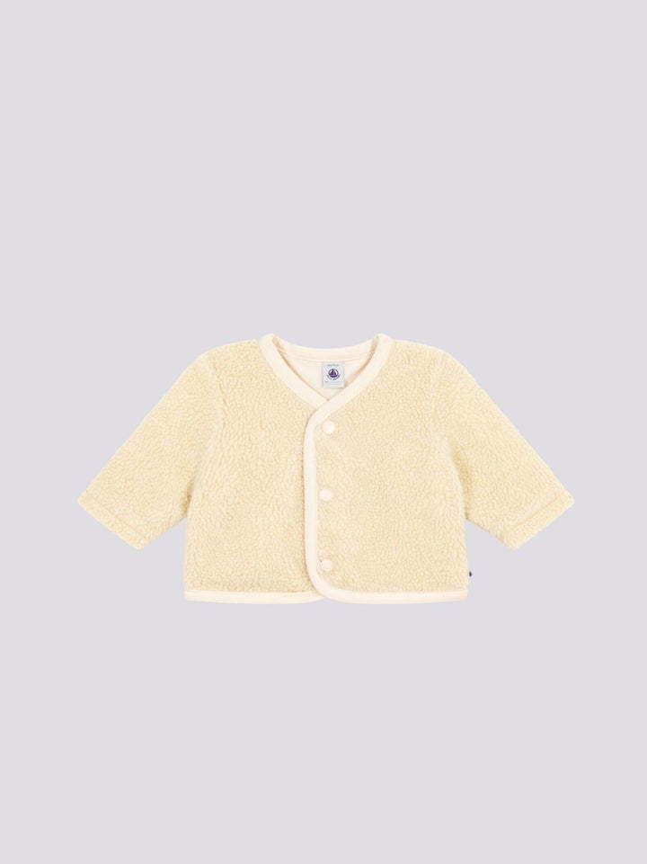 GIACCA IN SHERPA PER BEBÈ A08B3 01 PETIT BATEAU 