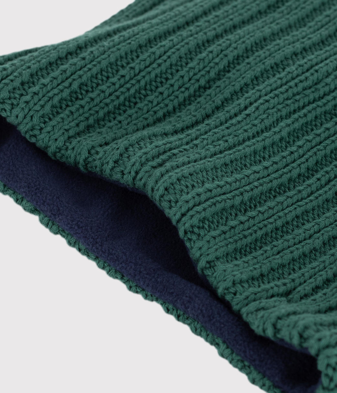 Snood in maglia foderata in pile bambino A0DOM 02 PETIT BATEAU 
