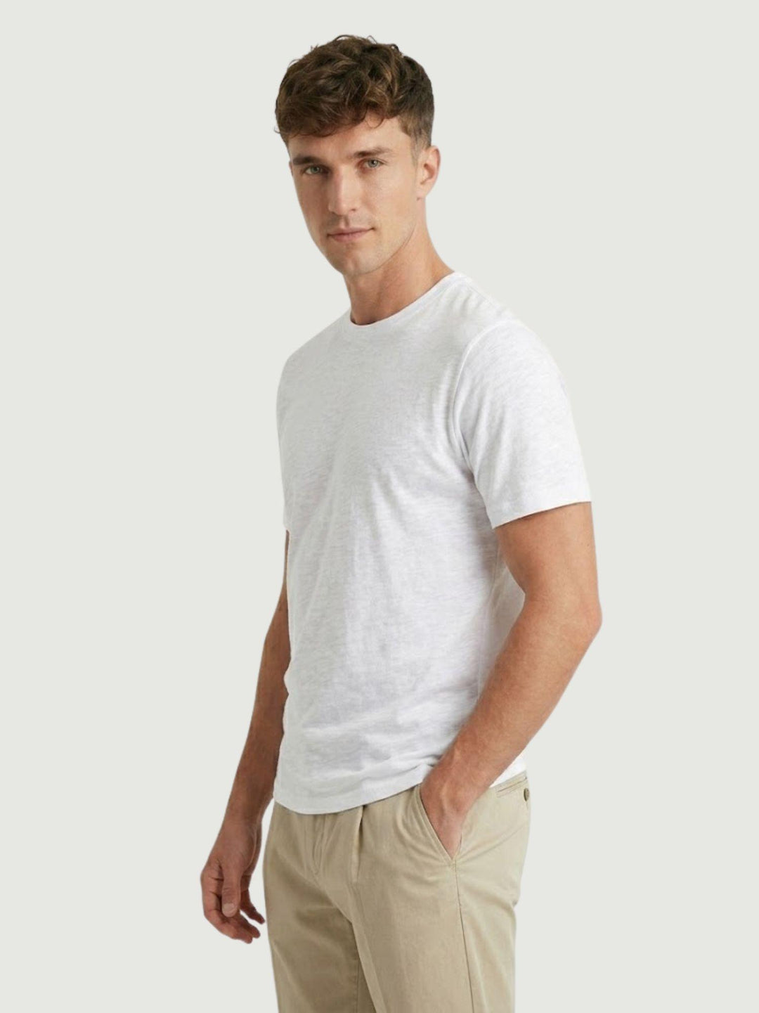 T-shirt in jersey bianca 5980426 100 ANDREA MORANDO 