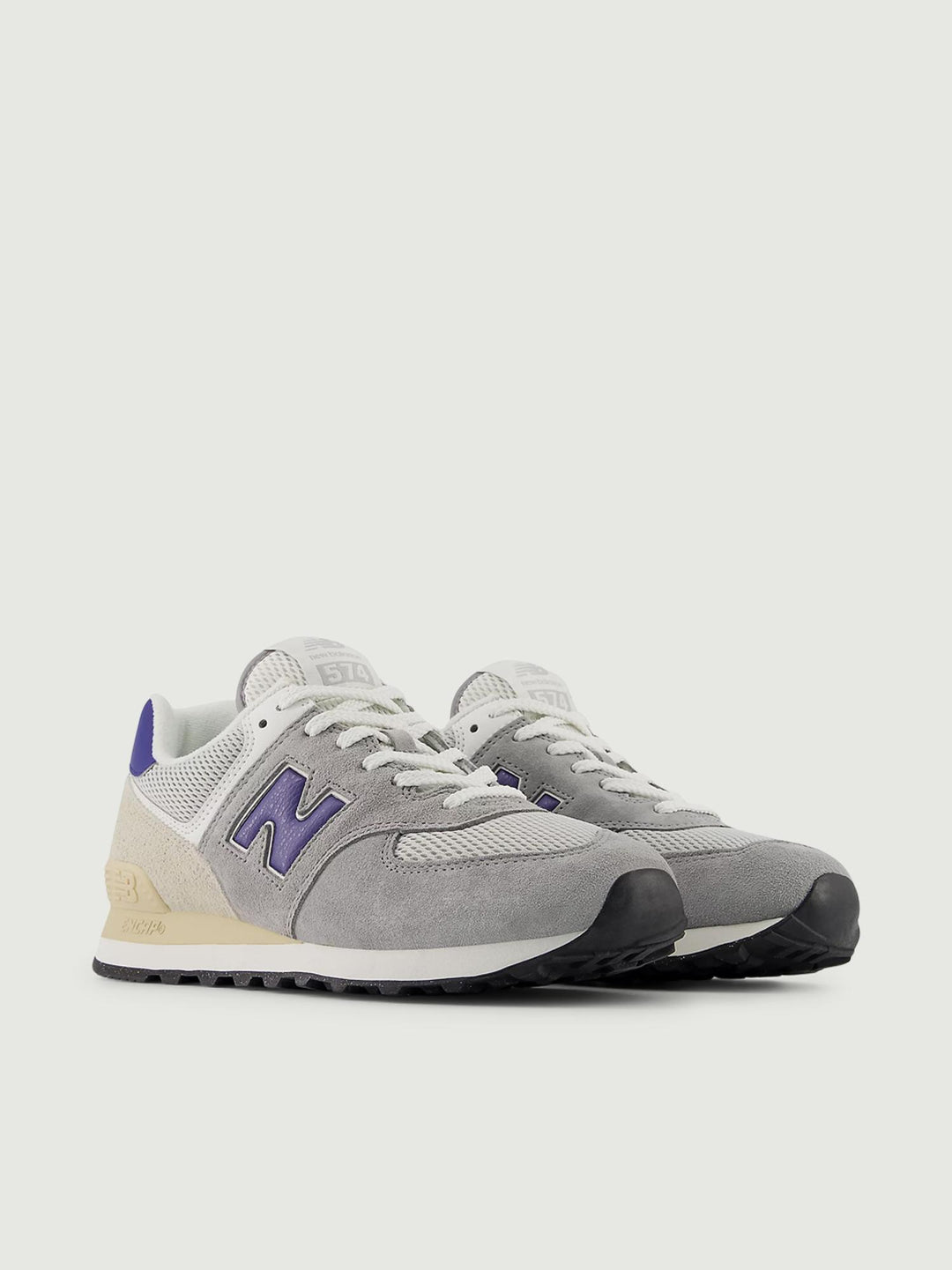 SNEAKER 574 GRIGIO E BLU U574SPB DD NEW BALANCE 