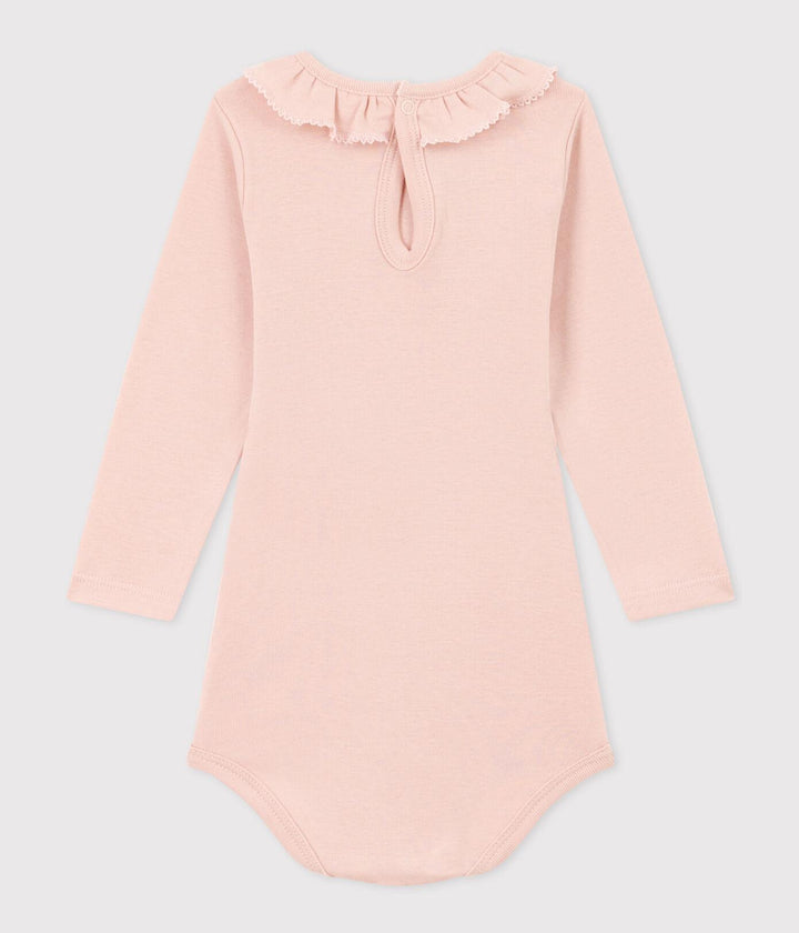 BODY IN COTONE  CON COLLARETTO A08FP 01 PETIT BATEAU 