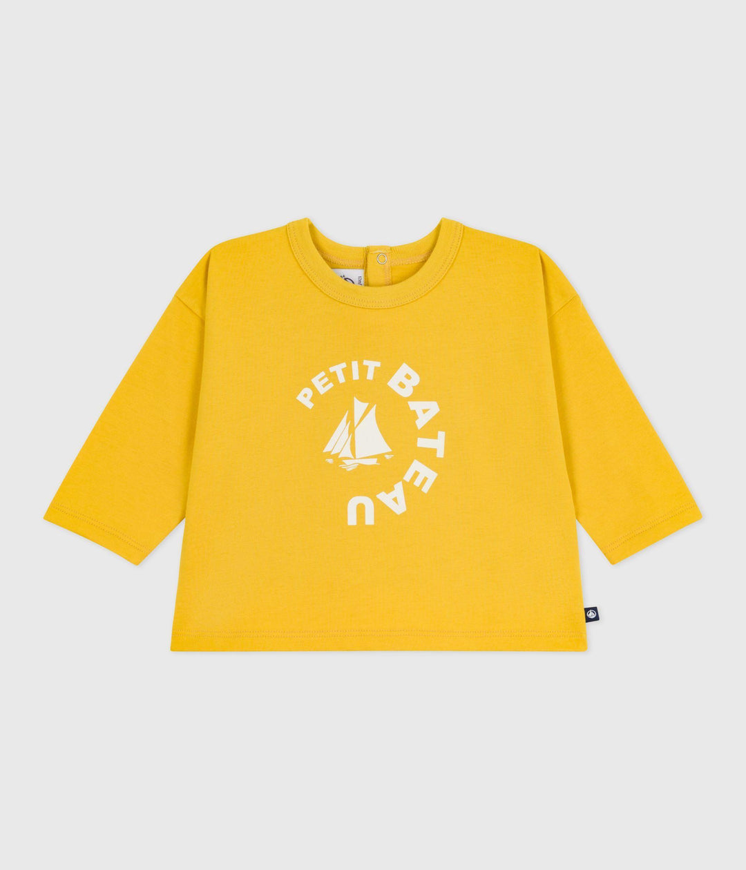 Maglietta a maniche lunghe con logo A0EDV 07 PETIT BATEAU 