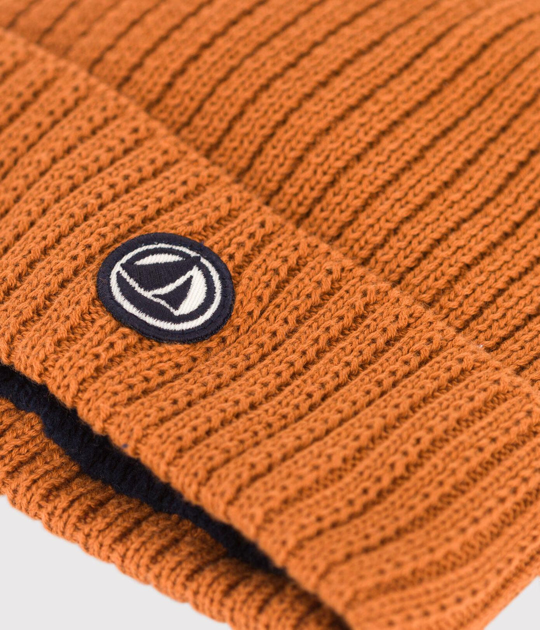 Berretto IN MAGLIA CON FODERA IN PILE ARANCIONE A08C8 06 PETIT BATEAU 