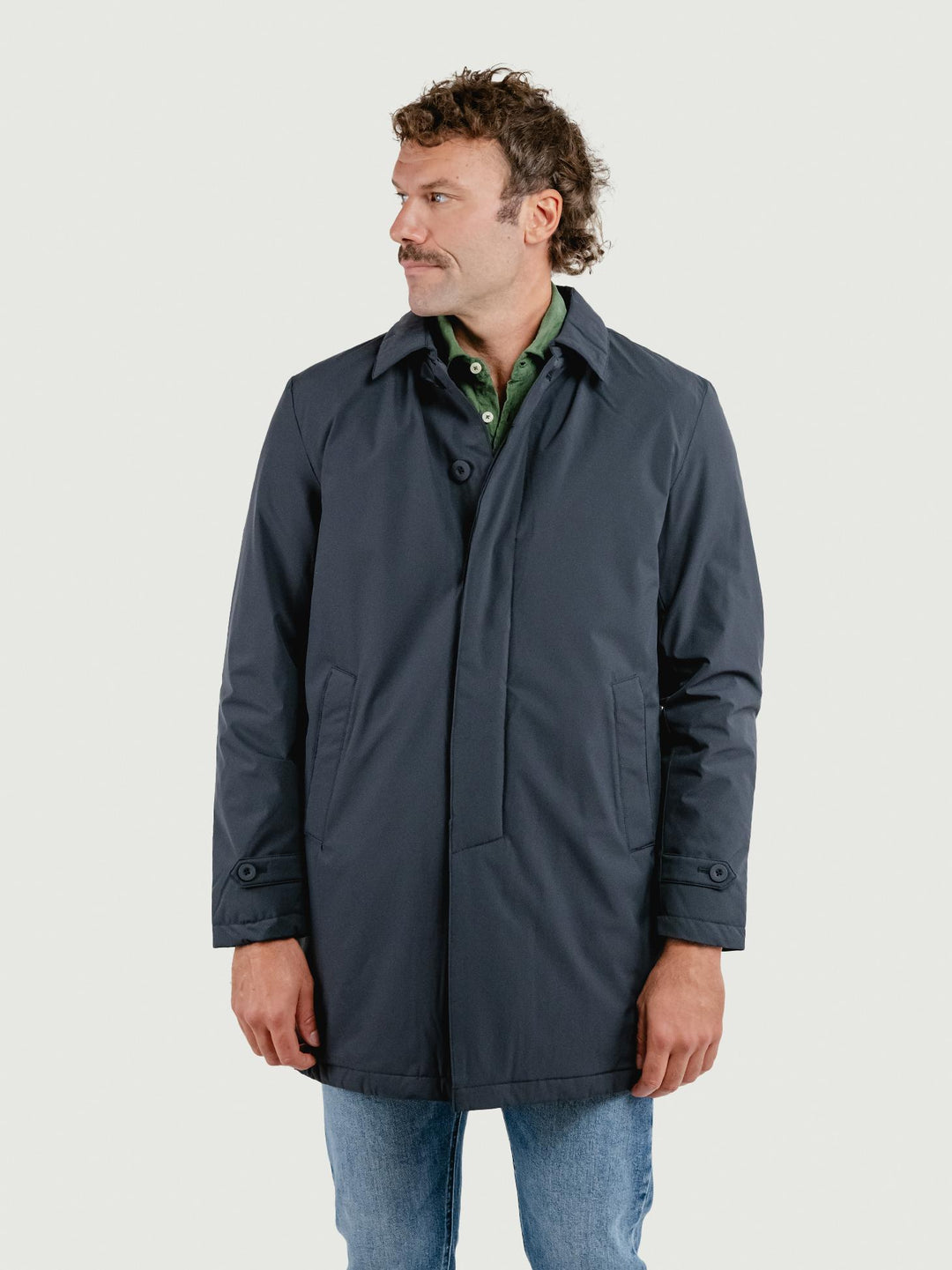 SPOLVERINO 100 GR BLU BU26W01JKCOAT 201 ANDREA MORANDO 