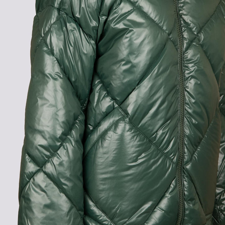 PIUMINO CORTO IN NYLON LEGGERO VERDE BOSCO 9000 0788 OOFWEAR 