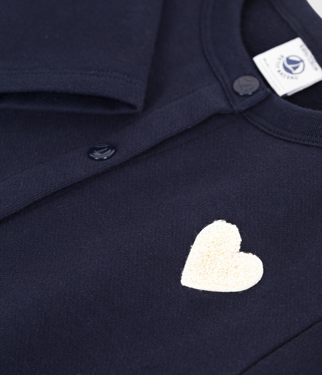 Cardigan in molleton bambina A0EBN 01 PETIT BATEAU 