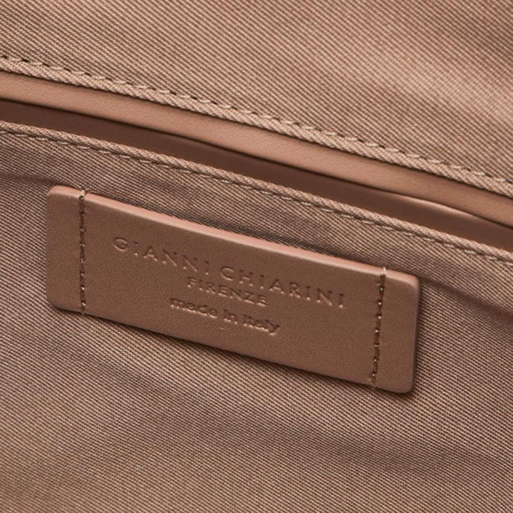Borsa Alicudi in suede light grey BS 10261 CM-PL 9210 GIANNI CHIARINI 