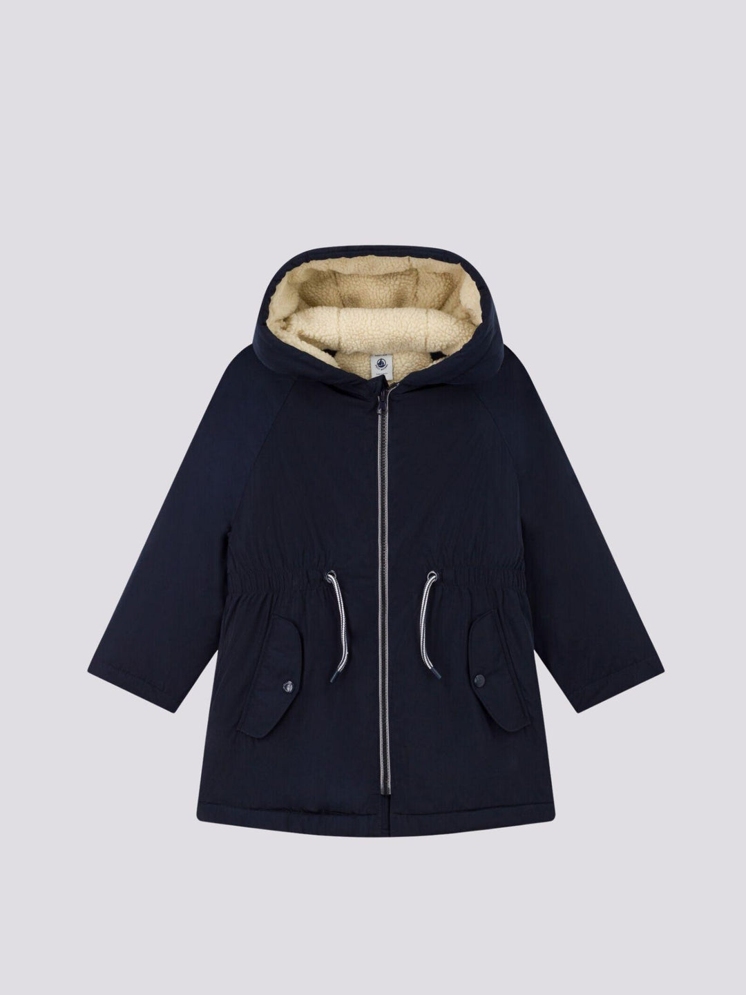 PARKA BAMBINA NAVY A081G 01 PETIT BATEAU 