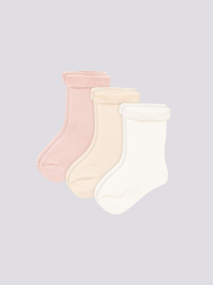 CONFEZIONE DA 3 PAIA DI CALZINI BEBÈ IN TRICOT A08ZP 00 PETIT BATEAU 