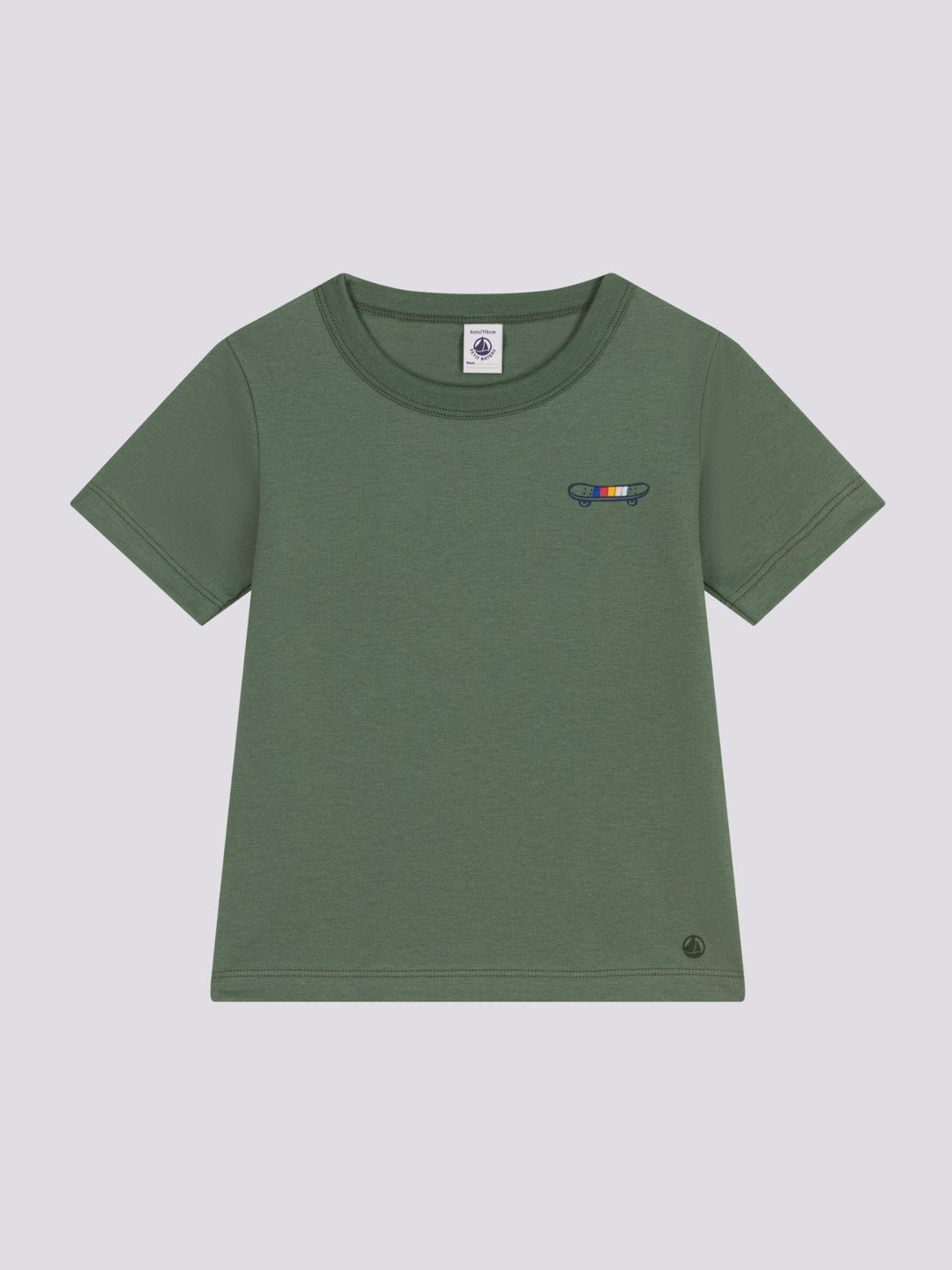 T-SHIRT STAMPATA IN JERSEY LEGGERO BAMBINO A0A2G 04 PETIT BATEAU 