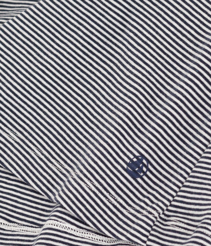 CAMICIA DA NOTTE IN COTONE RIGATO DONNA A099E 01 PETIT BATEAU 