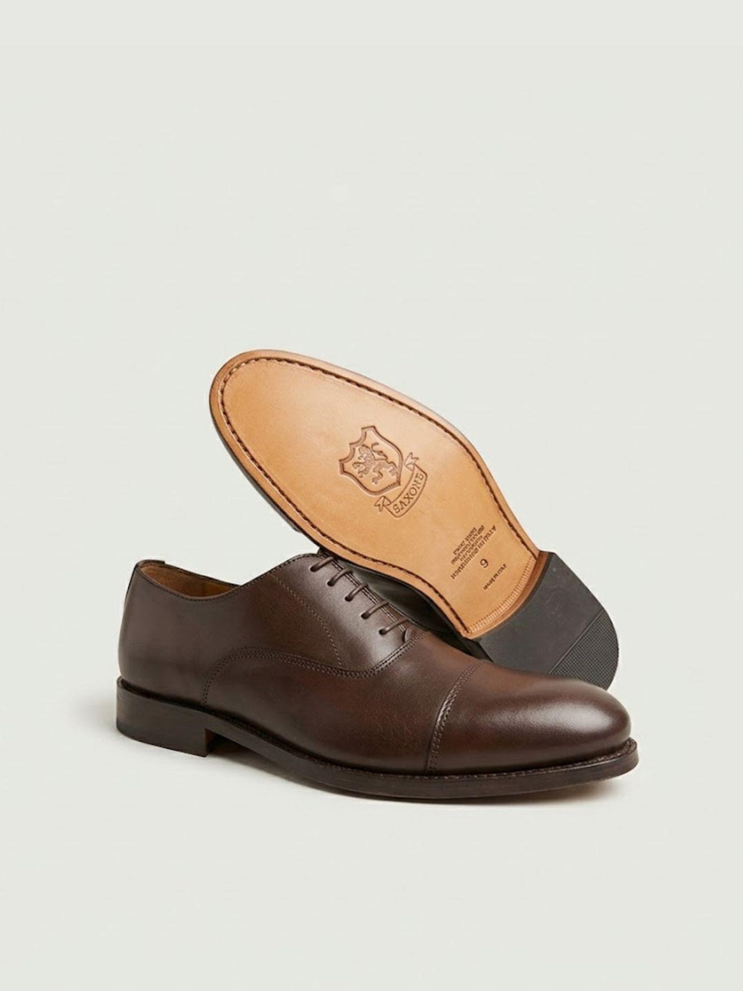 Allacciata Oxford in pelle Testa Moro 350 23 SAXONE 