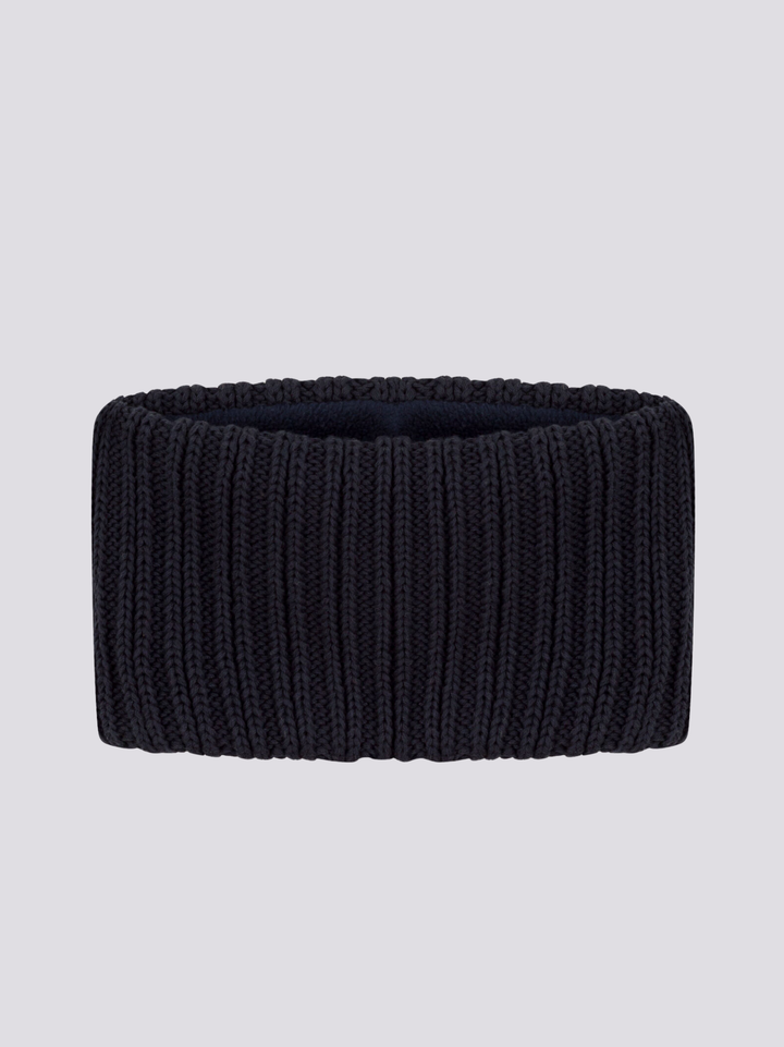 SNOOD IN MAGLIA A RIGHE CON FODERA IN PILE A08DU 01 PETIT BATEAU 