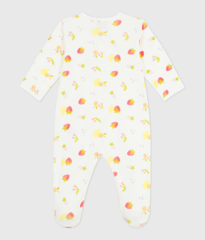 Tutina con piedini stampa frutta A0FCL 01 PETIT BATEAU 