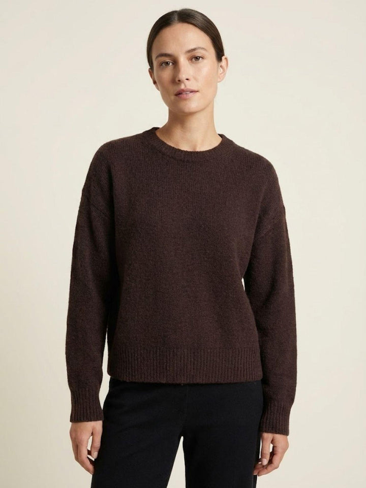 MAGLIA OVER 100% MORO WL788 MORO ANDREA MORANDO 