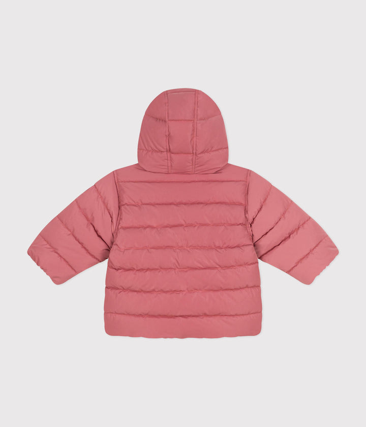 Piumino rosa foderato in pile A0B40 05 PETIT BATEAU 